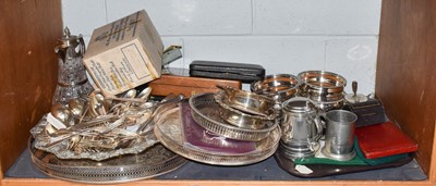 Lot 135 - A Large Quantity of Silver Plated Items, to...