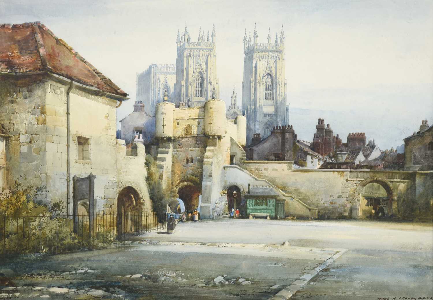 Lot 20 - Noel Harry Leaver ARCA (1889-1950) A view of...