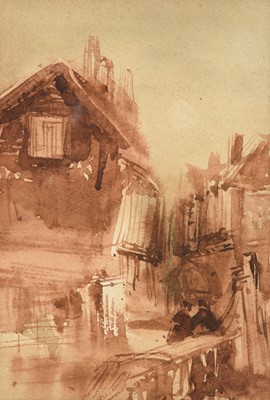 Lot 13 - Henry Barlow Carter (1804-1868) “Old Houses,...