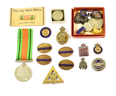 Lot 2082 - A Collection of Twelve Second World War Badges,...