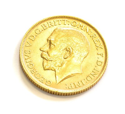 Lot 183 - George V, Sovereign 1913, obv. bare head left,...