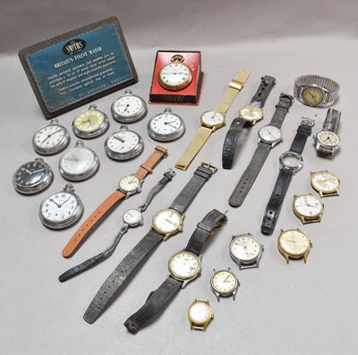Lot 254 - A Selection of Smiths Wristwatches and Pocket...