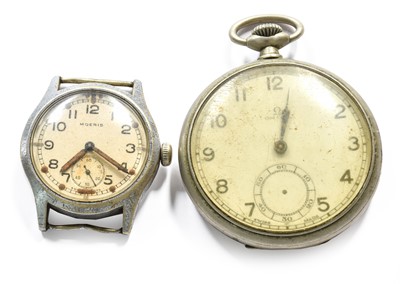 Lot 439 - An ATP Military Moeris Wristwatch and A Steel...