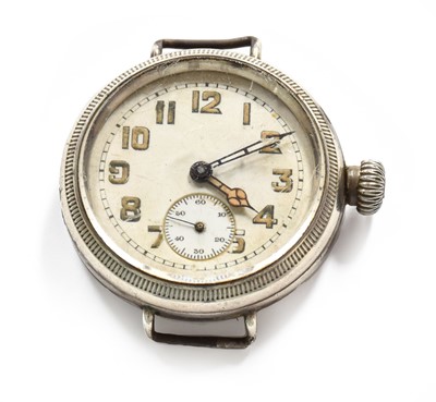 Lot 431 - A Silver Early 20th Century Enamel Dial...