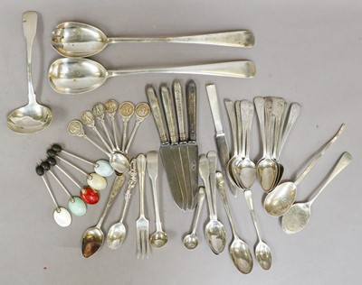 Lot 152 - A Collection of Assorted Silver Flatware,...