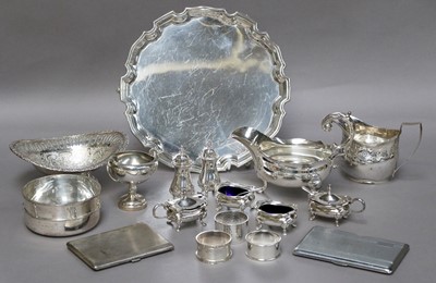 Lot 169 - A Collection of Assorted Silver and Silver...