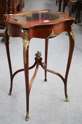 Lot 1217 - An Edwardian Mahogany Gilt Metal Mounted...