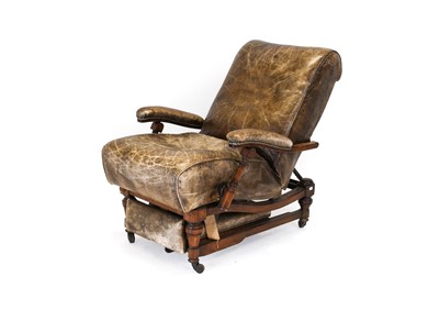 Lot 551 - A Victorian Reclining Easy Chair, 3rd quarter...