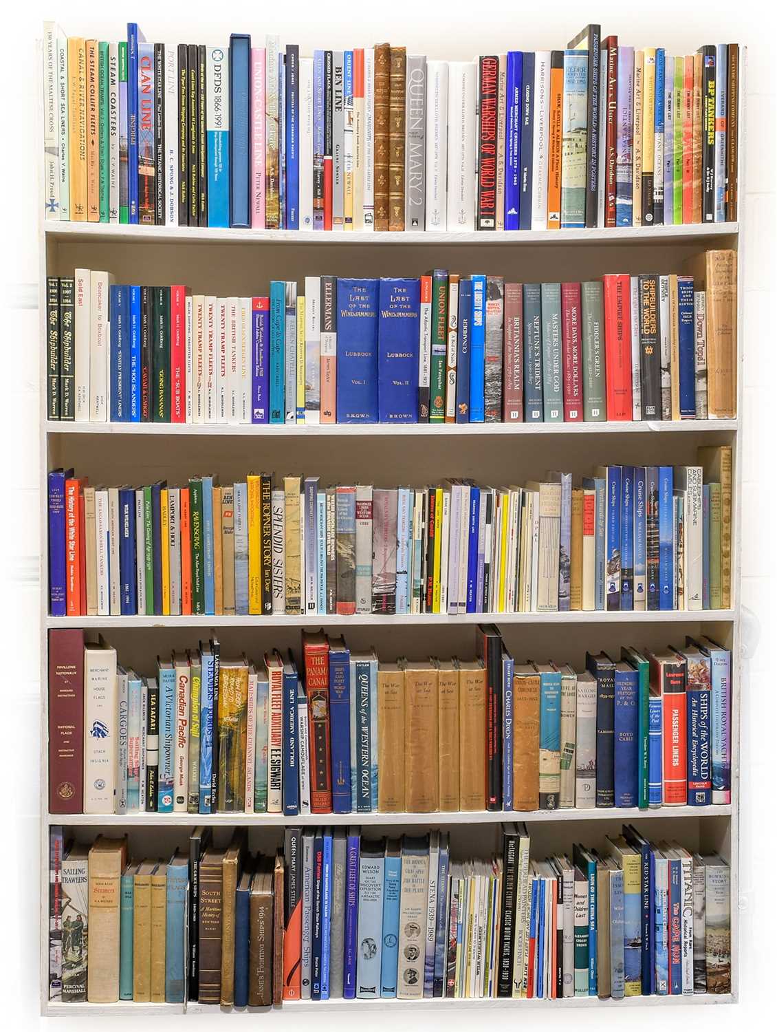 Lot 2108 - Shipping. A large collection of books on