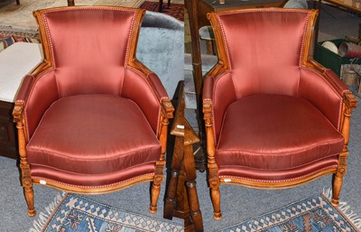 Lot 1278 - A Pair of French Louis XVI Style Part...