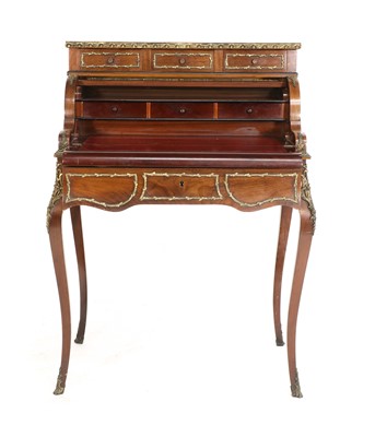 Lot 761 - A French Mahogany and Gilt Metal Mounted...