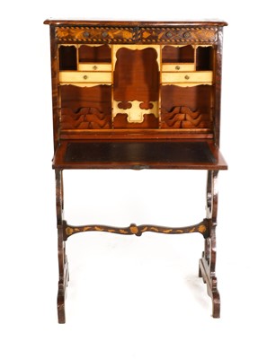 Lot 569 - A Dutch Mahogany and Marquetry-Inlaid Lady's...