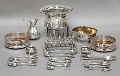 Lot 161 - A Collection of Assorted Silver and Silver...