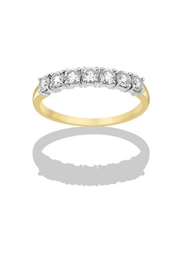 Lot 2388 - An 18 Carat Gold Diamond Seven Stone Ring the...