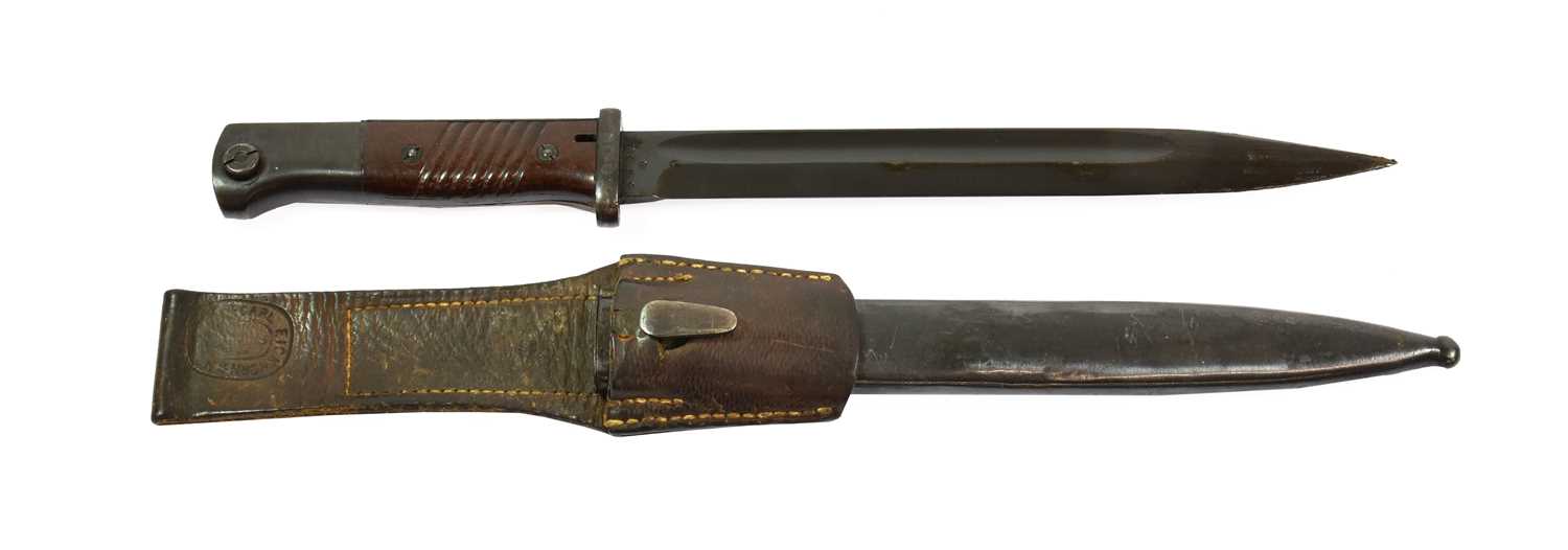 Lot 131 - A Second World War German K98 Rifle Bayonet,...