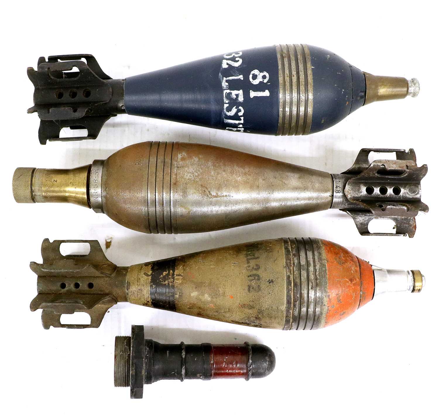 Lot 55 - An Inert 81mm Mortar Bomb, stamped PAS 1932