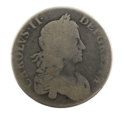 Lot 176 - Charles II, Halfcrown 16[64], obv. second...