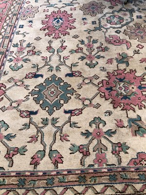 Lot 360 - Indian Carpet of Ushak Design, circa 1910 The...