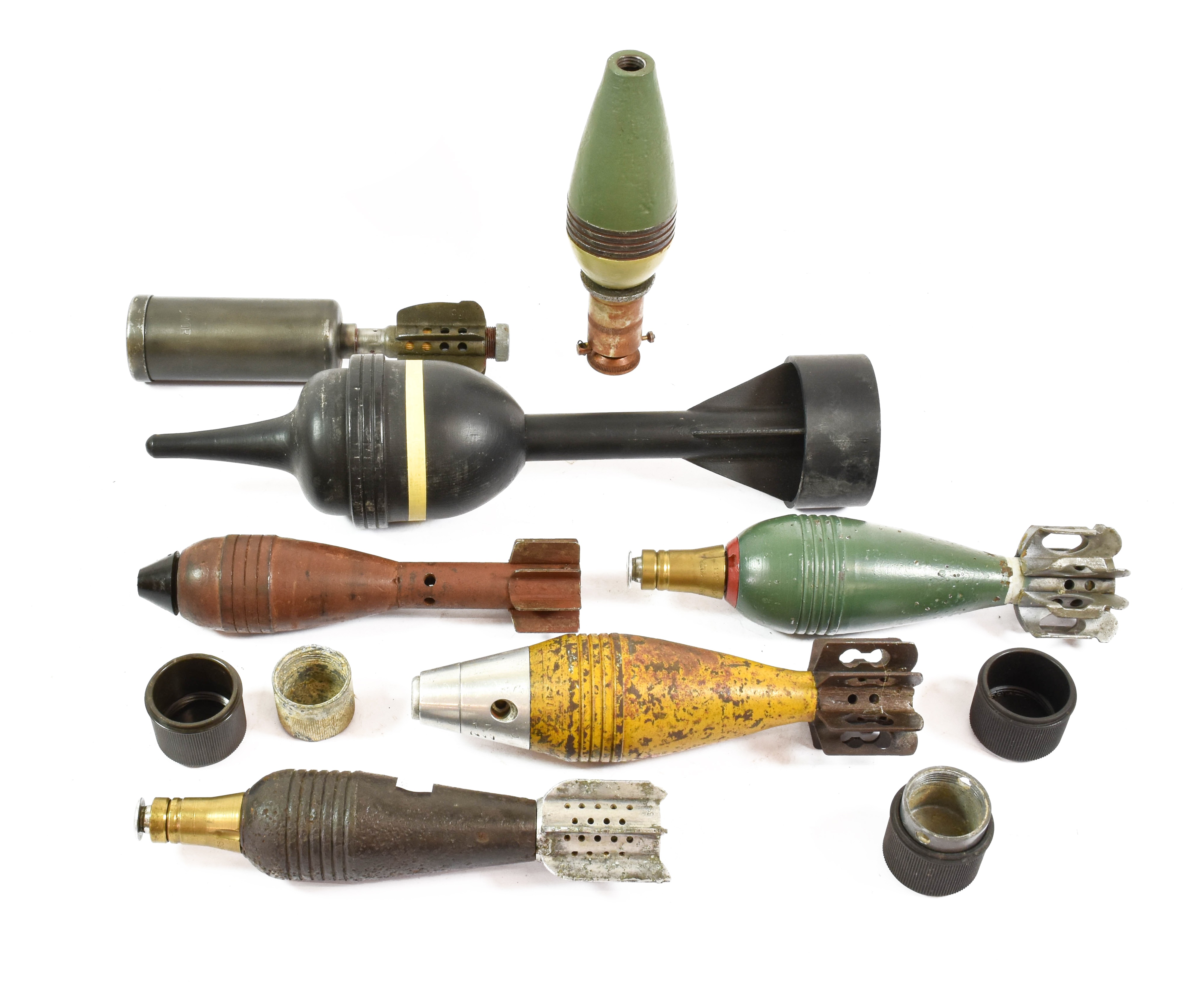 Lot 2158 Two Inert Brandt Mle 1935 Mortars, each