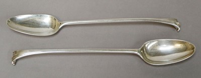 Lot 113 - A Pair of George III Silver Basting-Spoons, by...