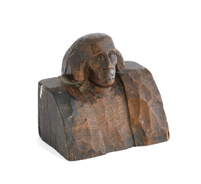 Lot 1105 - George Cave (1893-1969): A Carved English Oak...