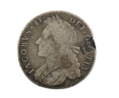 Lot 180 - James II, Shilling 1688, obv. laureate and...
