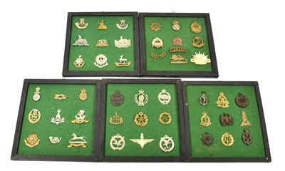 Lot 2083 - A Collection of Forty Four British Cap Badges,...