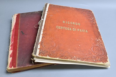 Lot 362 - Two Folio Victorian Photograph Albums, the...