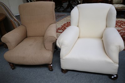 Lot 1182 - Two Upholstered Armchairs