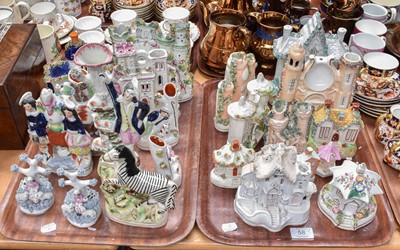 Lot 58 - A Collection of 19th Century Staffordshire...