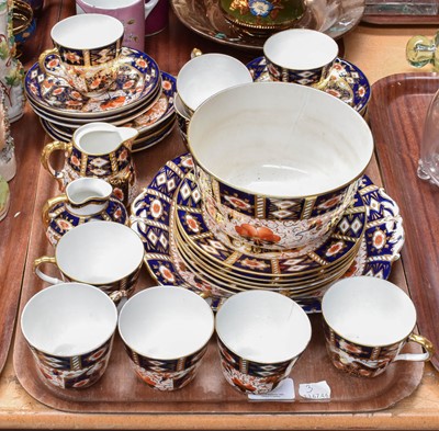 Lot 57 - Davenport Imari Teawares (one tray)
