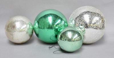 Lot 46 - Four Various 19th Century Witches Balls