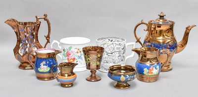 Lot 49 - A Collection of Victorian Copper, Silver and...