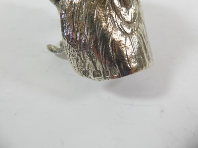 Lot 2135 - A Pair of Elizabeth II Silver Models of Grouse