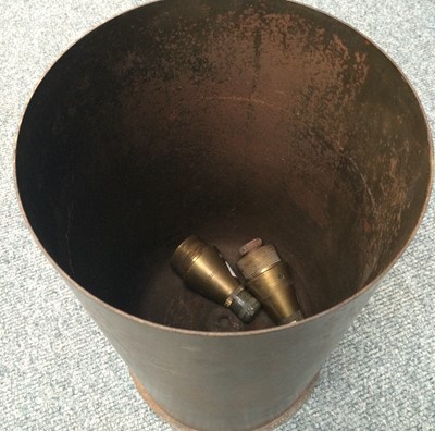 Lot 2167 - A Second World War 21cm Mörser Howitzer Brass...