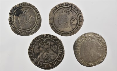 Lot 159 - 4 x Hammered Sixpences, including: 3 x...