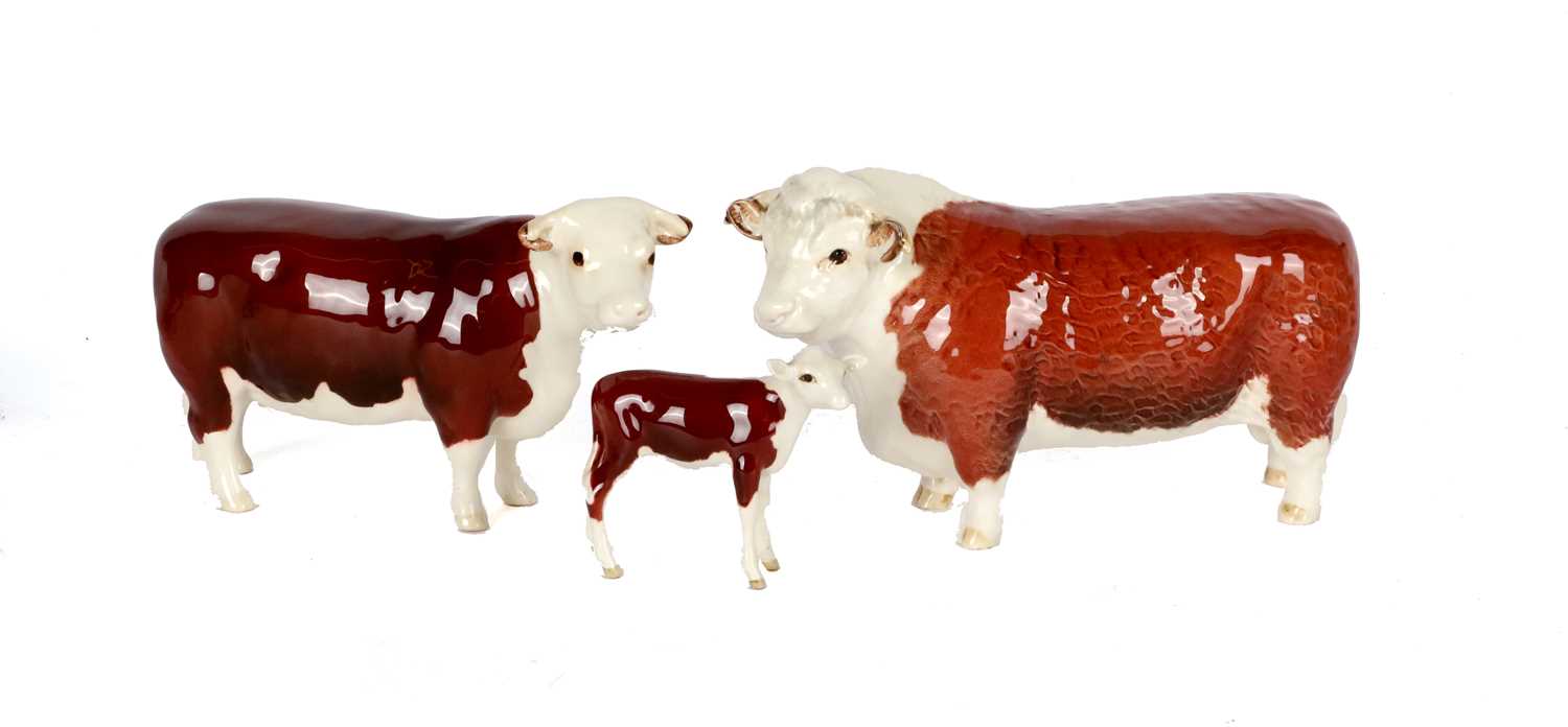 Lot 1116 - Beswick Hereford Cattle