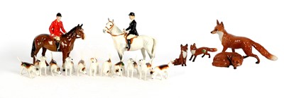 Lot 1103 - Beswick Hunting Group