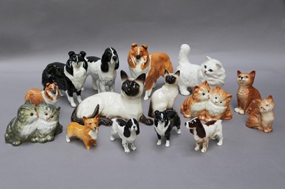Lot 27 - Beswick Cats and Dogs