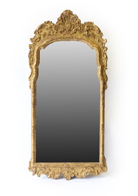 Lot 547 - A George II Carved Giltwood Mirror, 2nd...