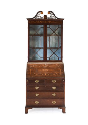 Lot 440 - A Victorian Mahogany and Marquetry-Inlaid...