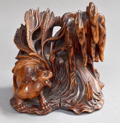 Lot 337 - A Chinese Rootwood Carving, circa...