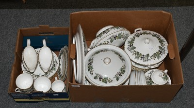 Lot 280 - A Royal Worcester Lavinia Pattern Part Dinner...