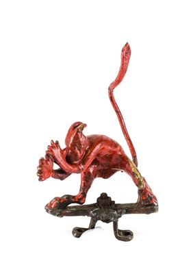 Lot 125 - A Red Painted Cock-A-Snook Vintage Mascot,...