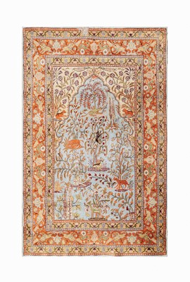 Lot 346 - Kayseri Silk Prayer Rug Central Anatolia, 2nd...