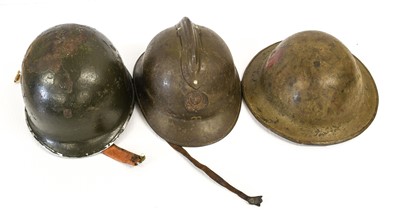 Lot 94 - A Second World War US M1 Combat Helmet, in...