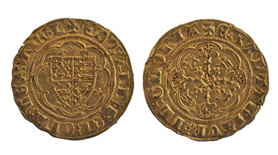 Lot 125 - Edward III (1327-77), Quarter-noble (20mm,...