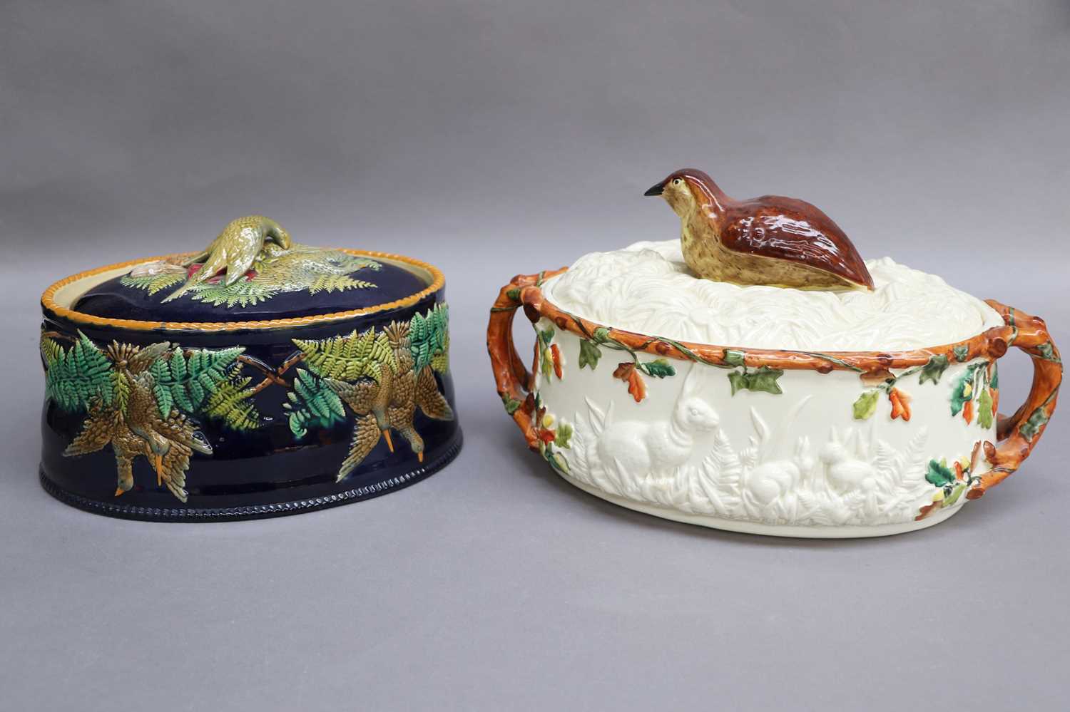 Lot 42 - A Late 18th/Early 20th Century Porcelain Game...