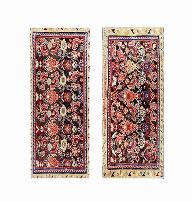 Lot 332 - Pair of West Persian Bag Faces, early 20th...