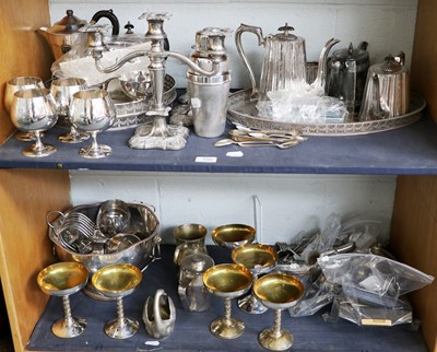 Lot 109 - A Collection of Assorted Silver Plate,...